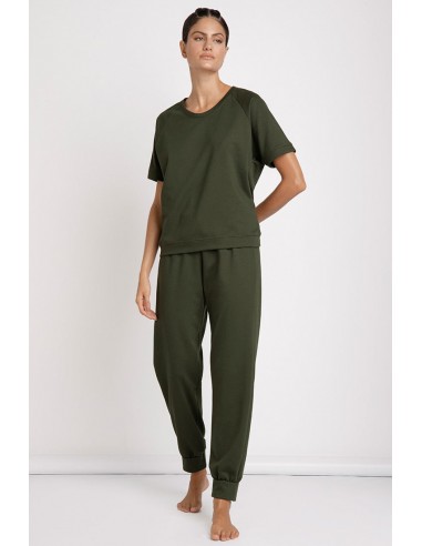 PIJAMA PANTALÓN JOGGER - VERDE MILITAR