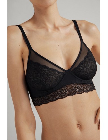 BRASIER TIPO BRALETTE - NEGRO