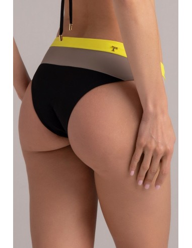 PANTY CLÁSICO - AMARILLO/TAUPE/NEGRO