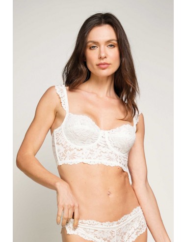 BUSTIER CON ARO Y ENCAJE TOTAL...